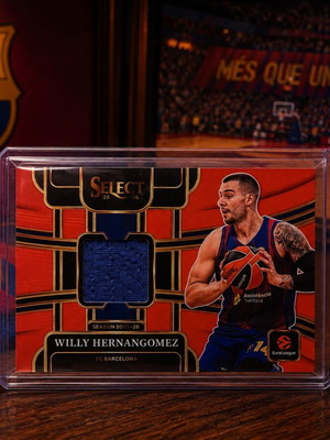Willy Hernangómez Panini Select EuroLeague 2025-26 Threads Prizm card 06/75
