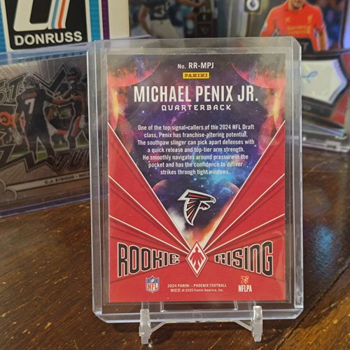 2024 Panini Phoenix Michael Penix Jr. Rookie Rising card #RR-MPJ