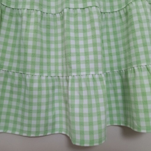 H&M Checked Summer Skirt small, like new, white and green
