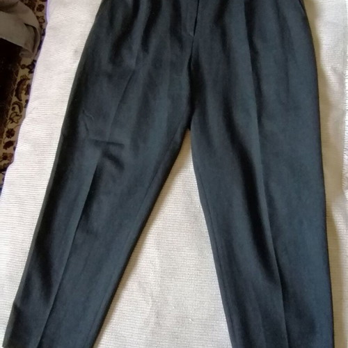Sylbo women's wool pants new, black, size 2XL