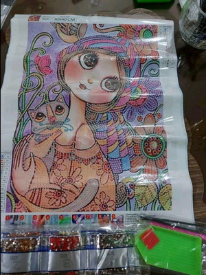 Diamond painting art sealed 30x40 new