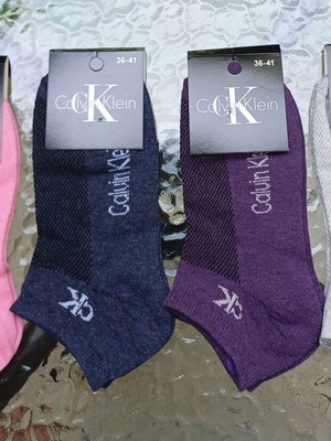 Calvin Klein short women's socks new, pack of 4, sizes 36-41