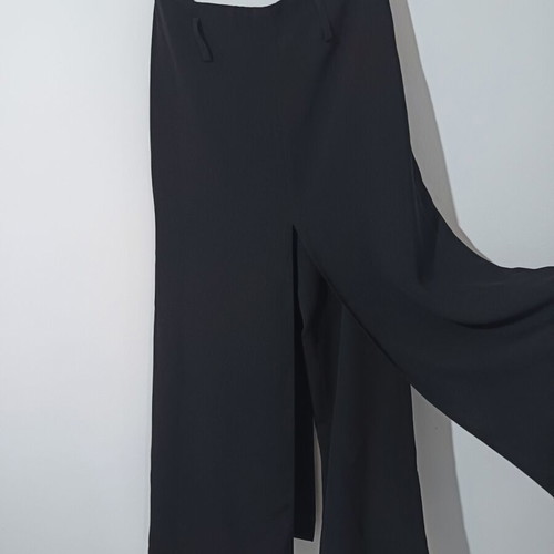 Guzella winter pants skirt, black, size M