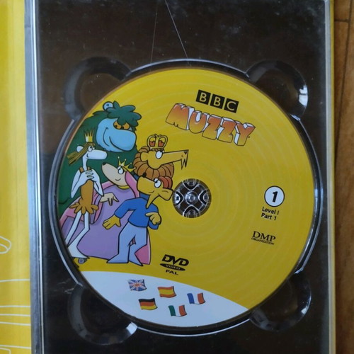 Muzzy BBC language learning book level 1 with DVD like new