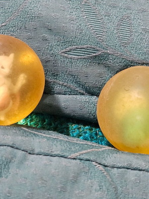 Pokemon Tomy treamballs used, set of 2
