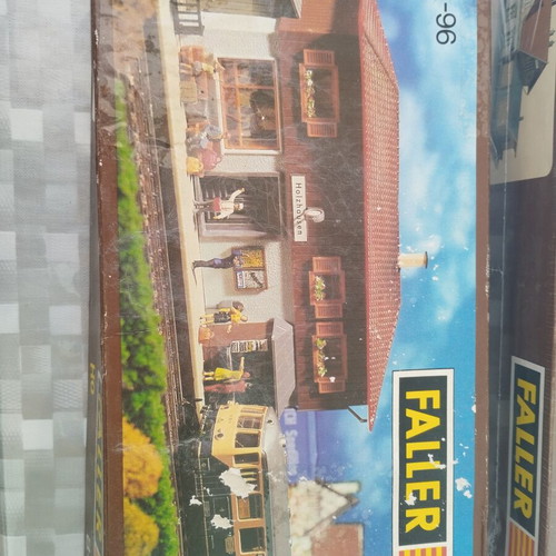 HO scale model train station buildings
