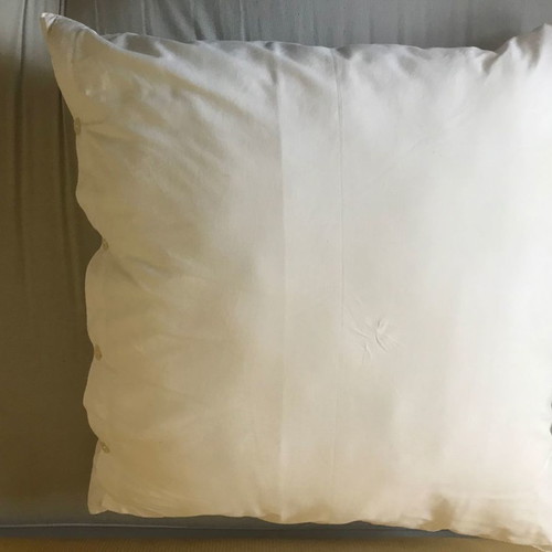 Pillows used, set of 2 pieces 60 x 60 cm with pillowcases