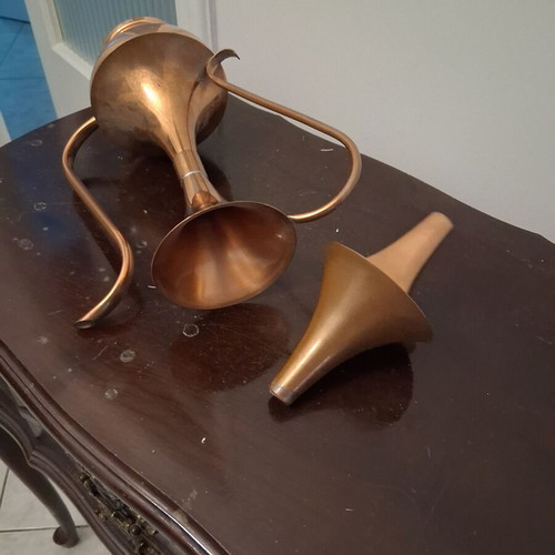 Copper decorative jug like new, height 27 cm