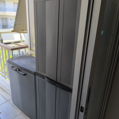 Plastic Storage Cabinet like new, 1.65x65x38 cm