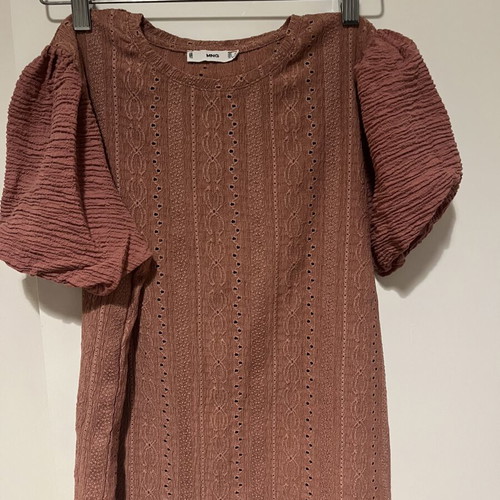 Mango blouse like new, pink, size S