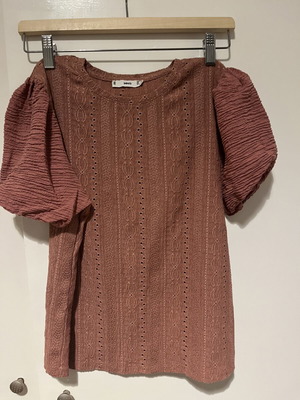 Mango blouse like new, pink, size S