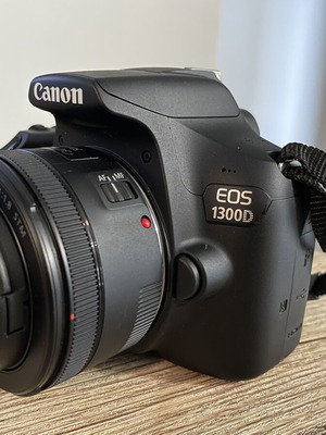 Canon 1300D camera like new, barely used