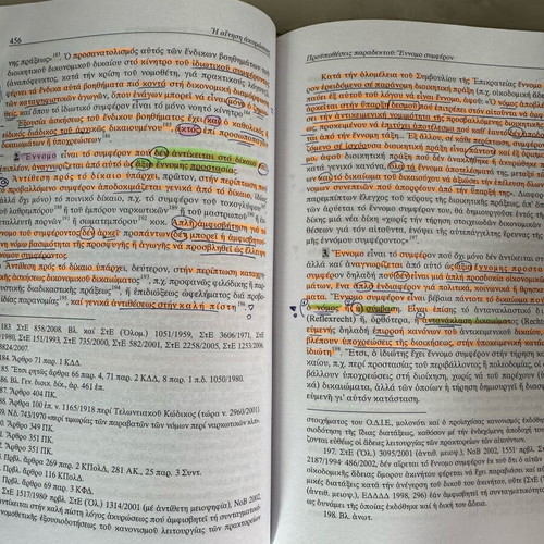 Administrative Procedural Law book used, Greek language