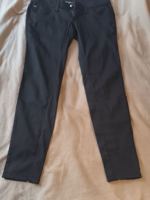 Miss Sixty Y2K satin skinny low-rise pants like new, black