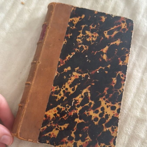 Theatre de J. Racine vintage French book refurbished
