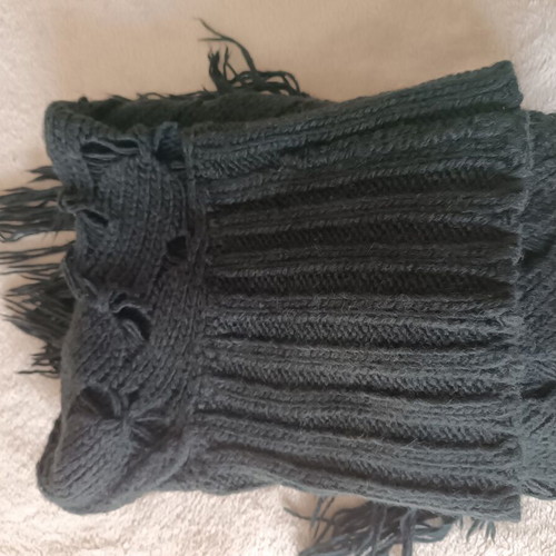 Poncho French Connection like new, black, one size