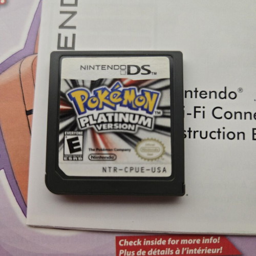 Pokémon Platinum Version Nintendo DS game, USA edition, complete in box