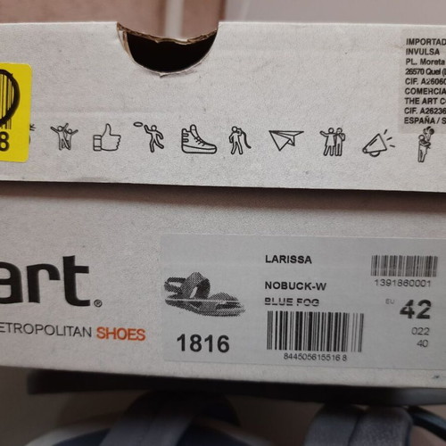 The Art Company leather sandals like new, nubuck and leather, size 42