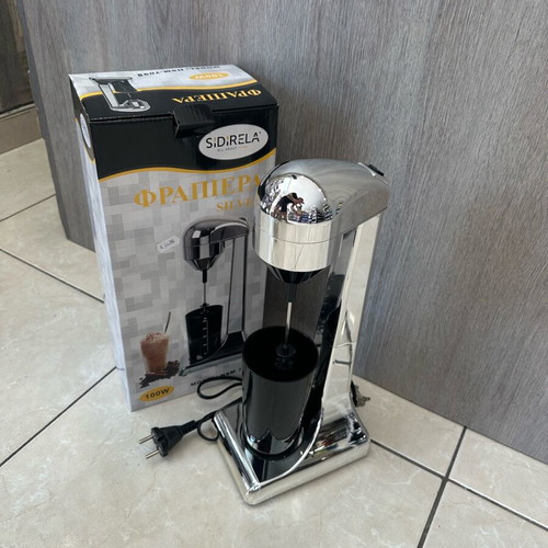 Plastic Inox frappe maker new with two speeds, set of 2 pieces