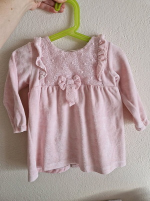 Baby dress brloute like new, size 80-86 cm, 12 months