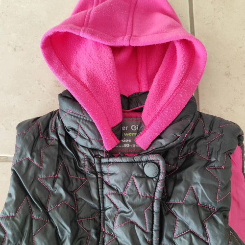 Sprider girls girls' vest with hood like new, size 10