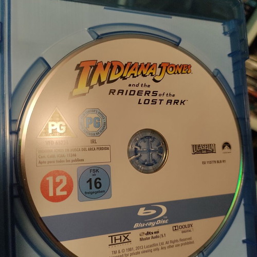 Raiders of the Lost Ark Blu-Ray like new, adventure comedy action