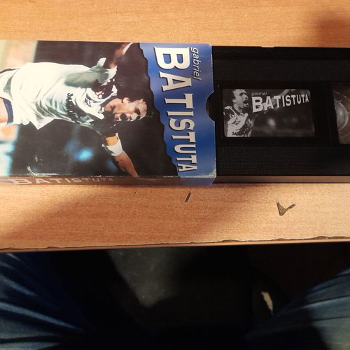 Gabriel Batistuta VHS videocassette like new