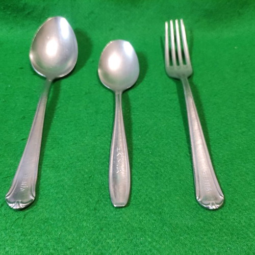 Set of 3 used spoons and fork Xenia 1968 Nissiotis & Afentakis