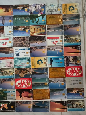 Phone cards used, batch of 60, second batch