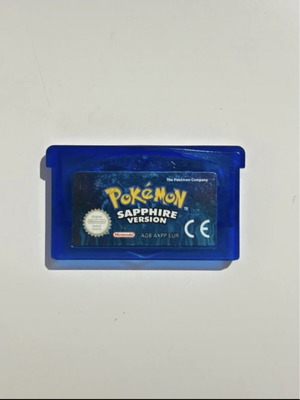 Pokemon Sapphire EUR Version Game Boy Advance cartridge