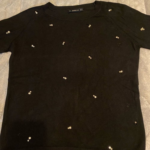 Zara blouse used, black, size S in very good condition