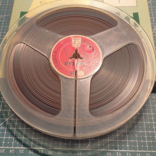 7-Inch Reel-to-Reel Tapes used, set of 8 with analog recordings