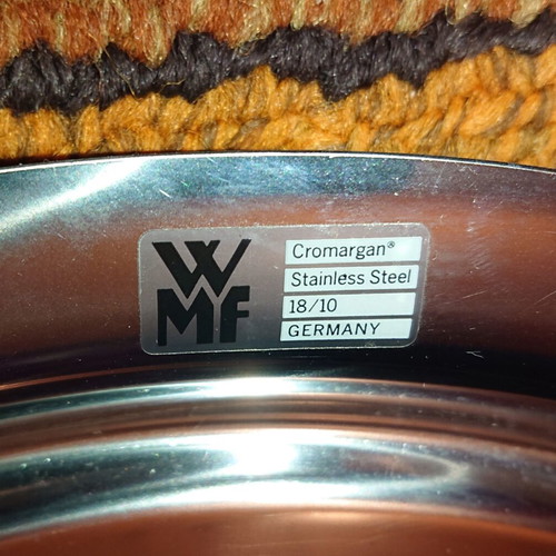 WMF Serving Plates set of 2 like new, stainless steel 18/10