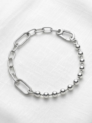 Pandora βραχιόλι Silver Bead & Link από ασήμι S925 ALE 18εκ καινούργιο