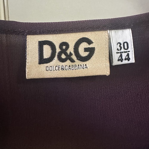 Dolce & Gabbana Mesh Sequin Top like new, purple, size S