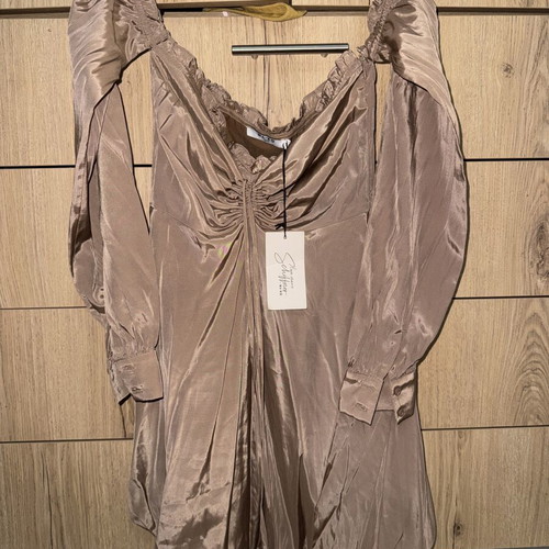 Naked summer dress new, brown, size S