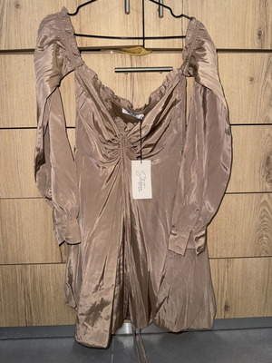 Naked summer dress new, brown, size S