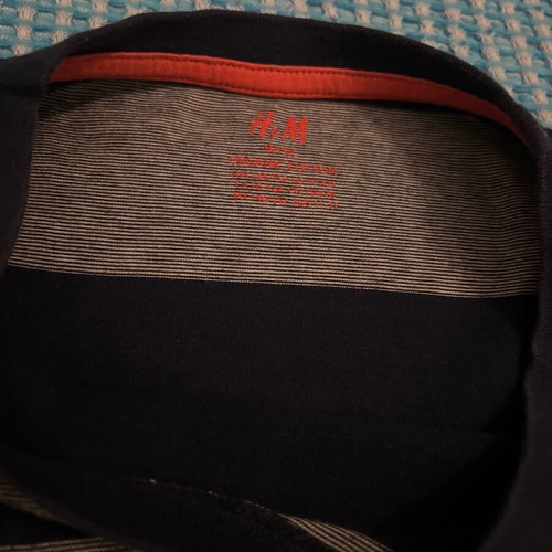 H&M t-shirt like new for 10-12 years old, black and gray