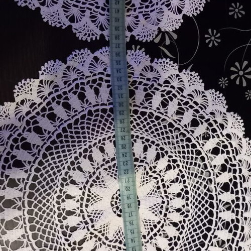 Handmade crochet doilies like new, set of 2