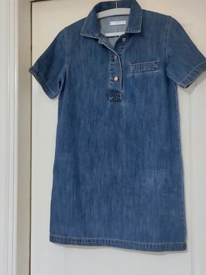 Mango Mini Denim Dress S Like New 70's Style