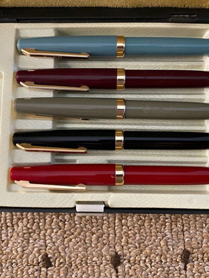 Hero traditional refillable technical pen set, 5 pieces