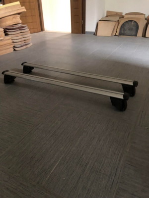 Audi aluminum roof bars genuine, like new, 1.10 cm