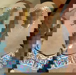  Desigual Floral Κεντημένα Ανατομικά Σανδάλια – Νούμερο 39