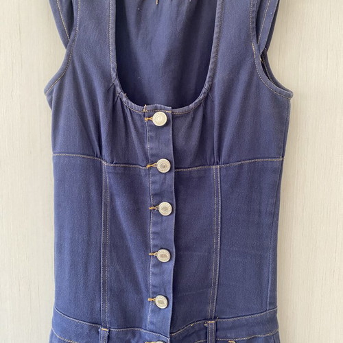 Jennifer Lopez denim jumpsuit Medium used, blue