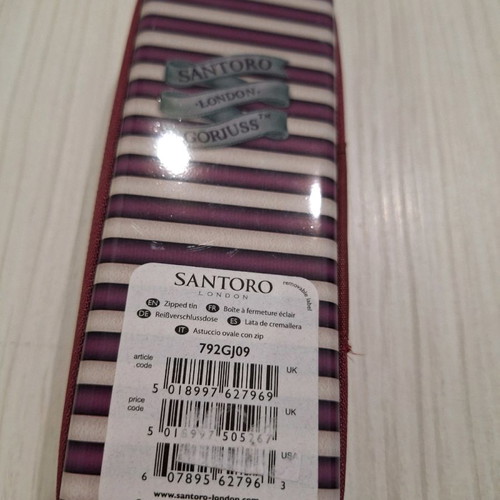 Santoro metal pencil case new
