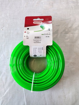 Oregon green round trimmer line 4.0 mm x 30 meters new