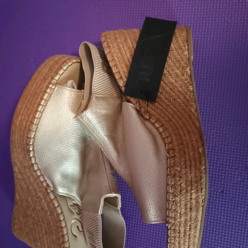 Replay platform shoes new, unused, gold-silver, size 41