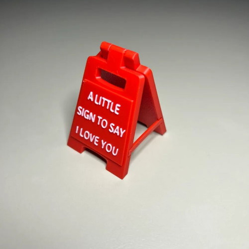 Sign to say I LOVE U for Valentine's Day new