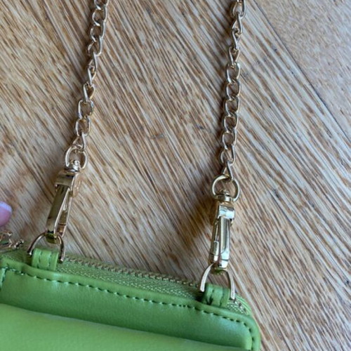 Caprice green crossbody phone bag wallet