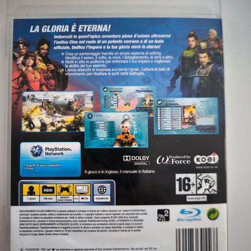 Dynasty Warriors 6 Empires PS3 game like new